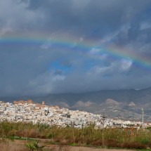 Rainbow with Salobreña